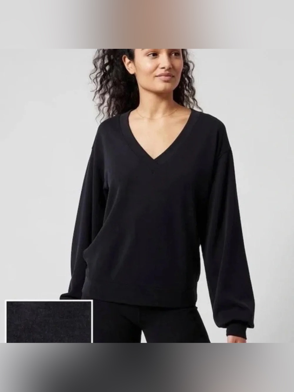 Athleta Willow V-Neck Sweatshirt